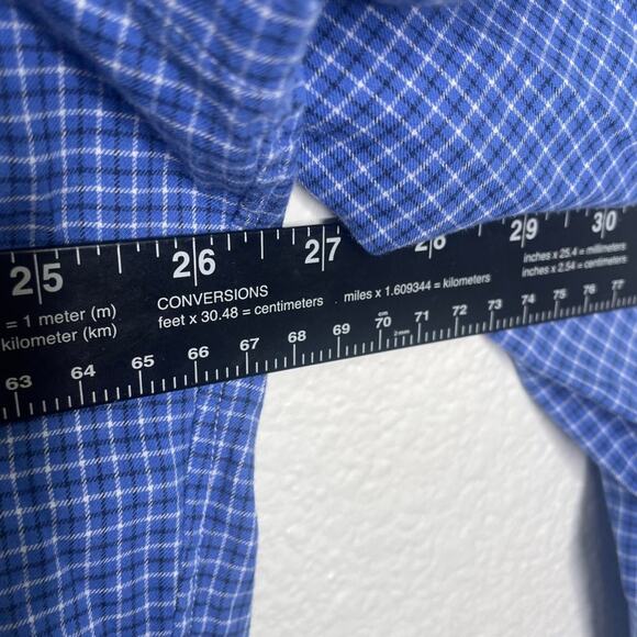 Polo Ralph Lauren Mens Shirt Size XL Plaid Blue Button Up Collared - Picture 5 of 14